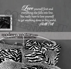Details about Lucille Ball Vinyl Wall Quote Decal LOVE YOURSELF