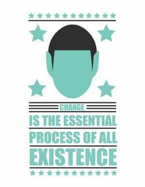 Spock, inspirational quote prints, Retro Posters Prints, Sci Fi ...