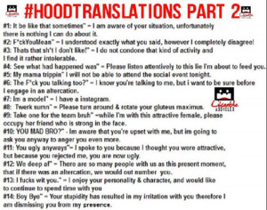 theblancolife:Hilarious shit here, hood translations for those who ...