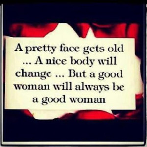 pretty face gets old...