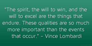 Vince Lombardi Saying