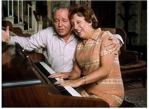 archie and edith bunker (oh Edith, how did you put up with him? Thanks ...