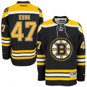 Reebok Torey Krug Boston Bruins Premier Jersey - Black