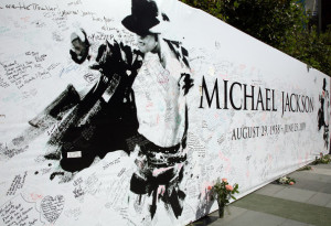View of Michael Jackson's 