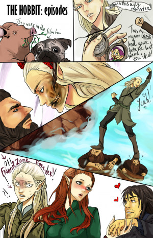 THE HOBBIT: funny episodes by Purple-Meow