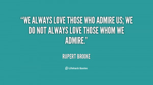 Admire Love Quotes