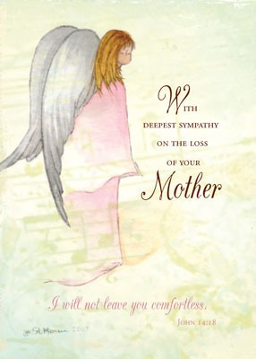 ... specific sympathy 51944 mother sympathy angel card id 51944