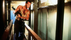 Bruce Willis, the epitome of 1980s heterosexual masculinity, in 1988's ...