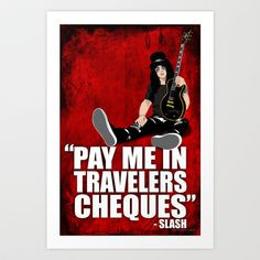 SLASH Quote Art Print by HeyTrutt - $15.60