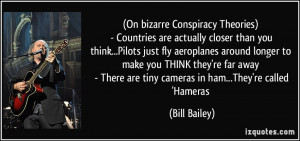 On bizarre Conspiracy Theories) - Countries are actually closer than ...