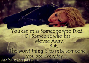 Inspirational Quotes Missing Someone ...