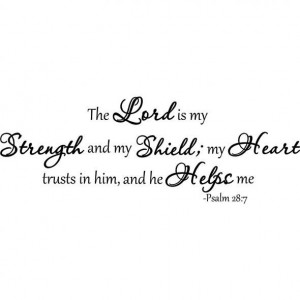 The Lord is My Strength #faith #inspiring #inspirationalquote #follow ...