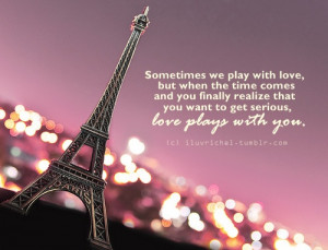... Love But When The Time Comes And You Finally Realize Love quote