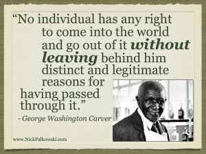 Five months before, washington carver collection of the excerpt ...