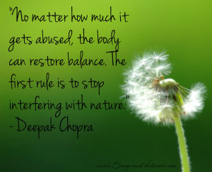 Health & Wellness Quotes - Restore Balance - Sagewood Wellness Center