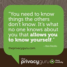 know yourself, know your privacy privaci quot, onlin privaci