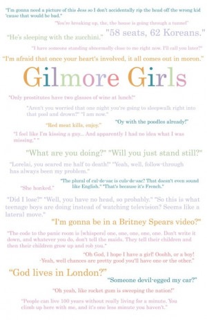 Gilmore Girls. @Michelle Findley I feel a Gilmore Girls marathon in ...