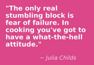 Julia Childs, author of Mastering the Art of French Cooking
