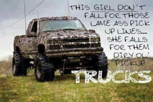 dirty ol pick up trucks