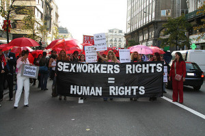 Legalize prostitution! Decriminalize sex work!