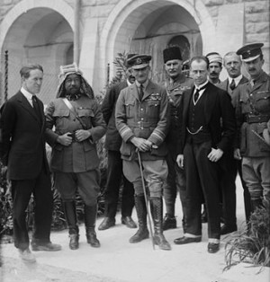 . The arrival at the 1920 Cairo Conference of Sir Herbert Samuel ...