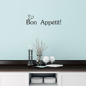 Bon-Appetit-Wall-Sticker-Quote-Vinyl-Art-Decal-Kitchen-Dining-Room ...