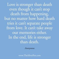 Life is Stronger than Death - Inspirational Picture Quotes About Life ...