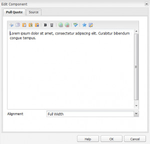 Pull Quote Screen Shot