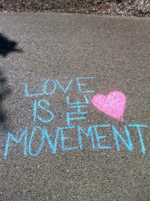 ... 10th. Write love on your wrist and remember Love is the Movement