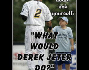 Derek Jeter Poster NY Yankees Fan P hoto Quote Poster Wall Art Print ...