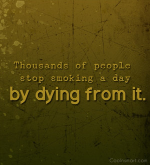 Stop Smoking Quotes