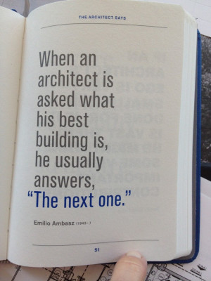 Emilio Ambasz architectural quote