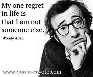 Woody Allen One Regret Life
