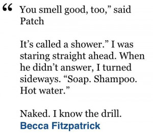 Hush hush quote- becca Fitzpatrick