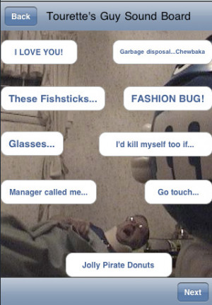 Tags : quotes , soundboard , tourettes , tourettes guy