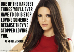 ... include: kendall jenner, kardashians, quote, love and loving someone