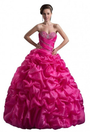 Hot Pink Princess Dresses for Teens