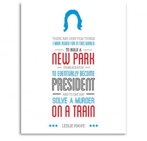 ... Knope Quote Print, Parks and Recreation, Typography Print, TV Quote