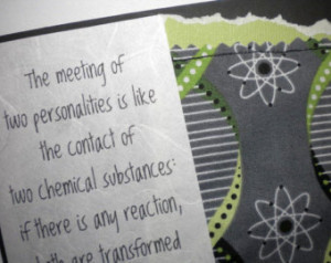 CHEMICAL ATTRACTION - Mixed Media 'Fabric' Greeting Card with quote by ...