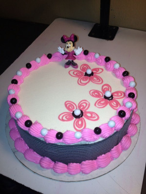 DQ cakes...Dairy Queen Cakes. Minnie Mouse