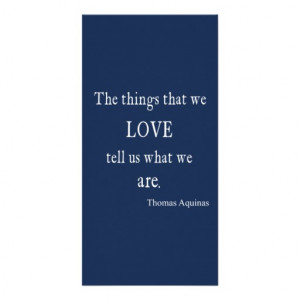Vintage Monaco Blue Aquinas Love Quote / Quotes Personalized Photo ...
