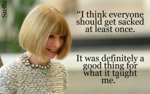 Above: This year Wintour told Alastair Campbell, ‘‘I think ...