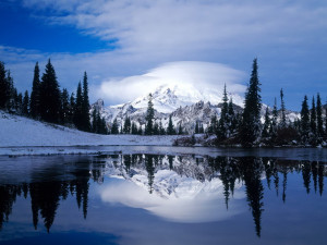 Download Snow Wallpapers wallpaper, 'Snowy Mountain'.