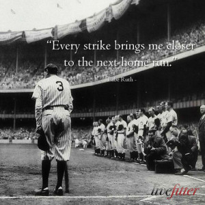 Babe Ruth telling it.