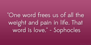 Love The Life You Live Quote