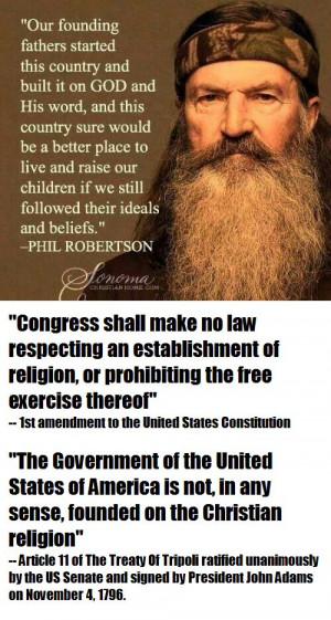 Phil Robertson. Just another bigot, liar, and fraud hiding behind the ...