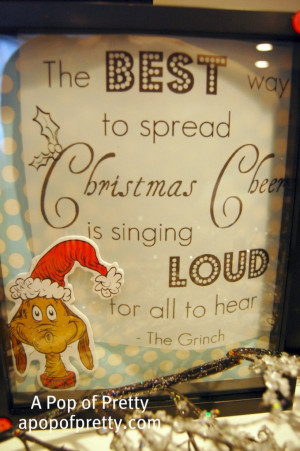 Dr Seuss Christmas Quote from Grinch