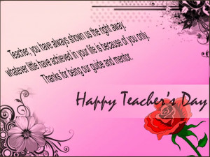 Happy] Teachers Day 2014 Quotes | Wishes | Greetings| Message | SMS