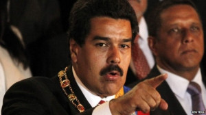 Venezuelan president Nicolas Maduro appeared to make a mistake of ...