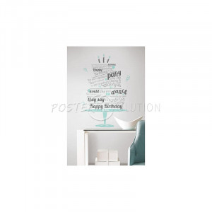 Happy Birthday Beatles Quote Peel & Stick Wall Decals